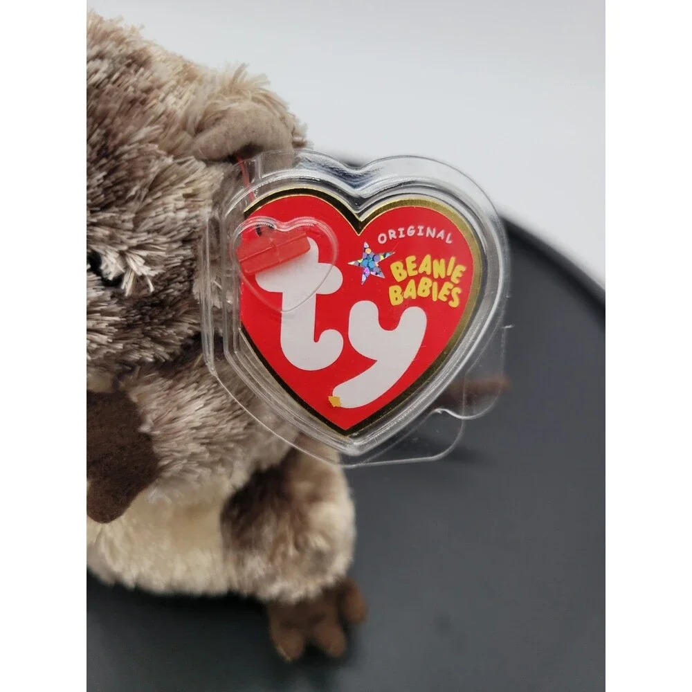 2004 Vintage Ty Beanie Baby CHEESLY Mouse Rat Plush Toy with Tags
